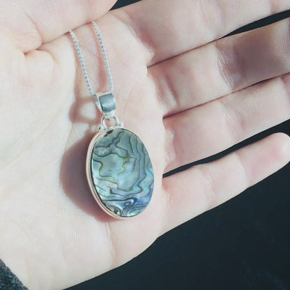 Collana e pendente “Softness of the Seas” in Abalone e Argento 925