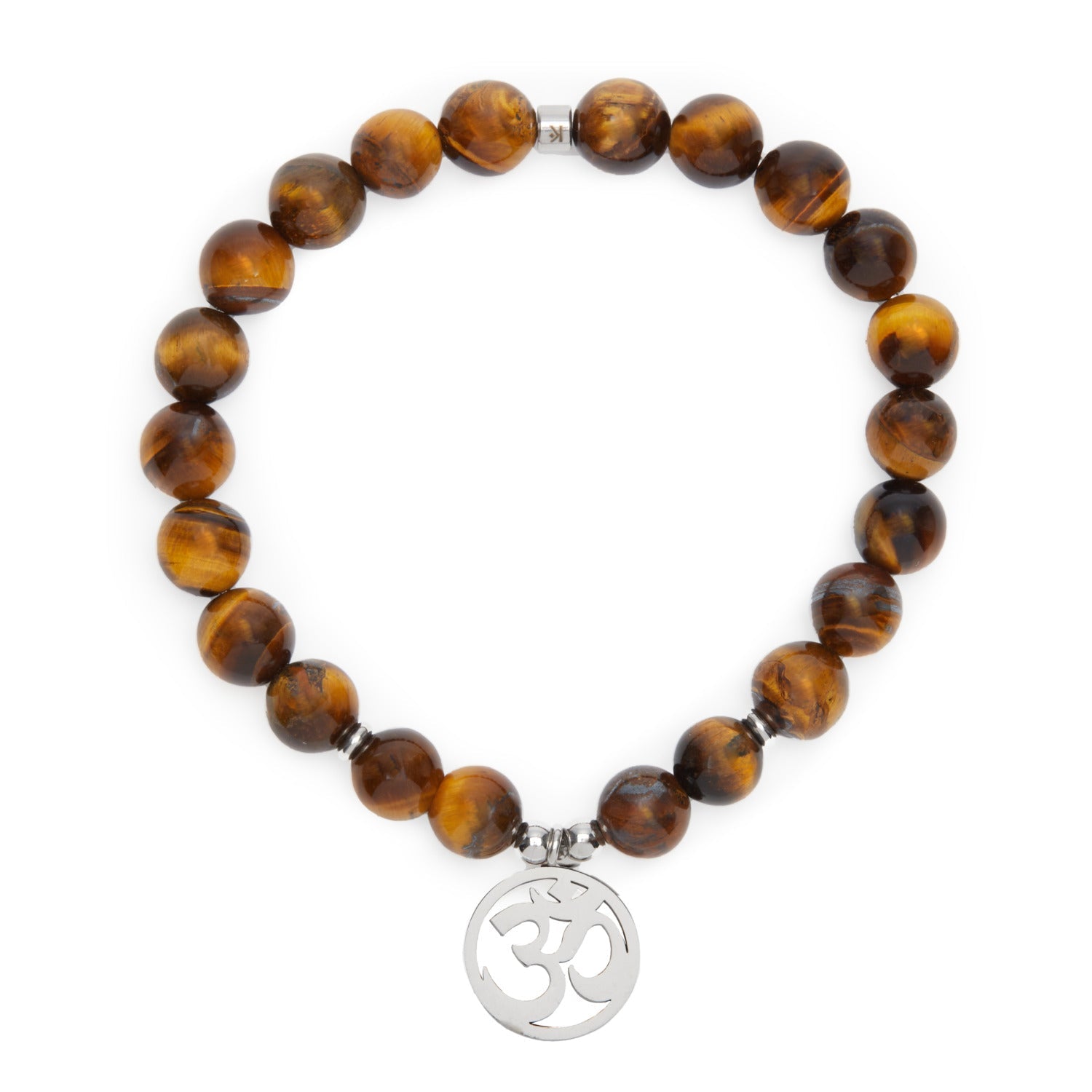 Bracelet de 6 mantras en oeil de tigre – Le Temple Yogi